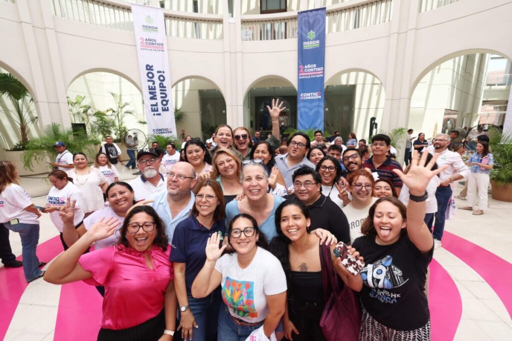 Cecilia Patrón: Gracias por servir de corazón a la ciudad, hacen que Mérida funcione bien
