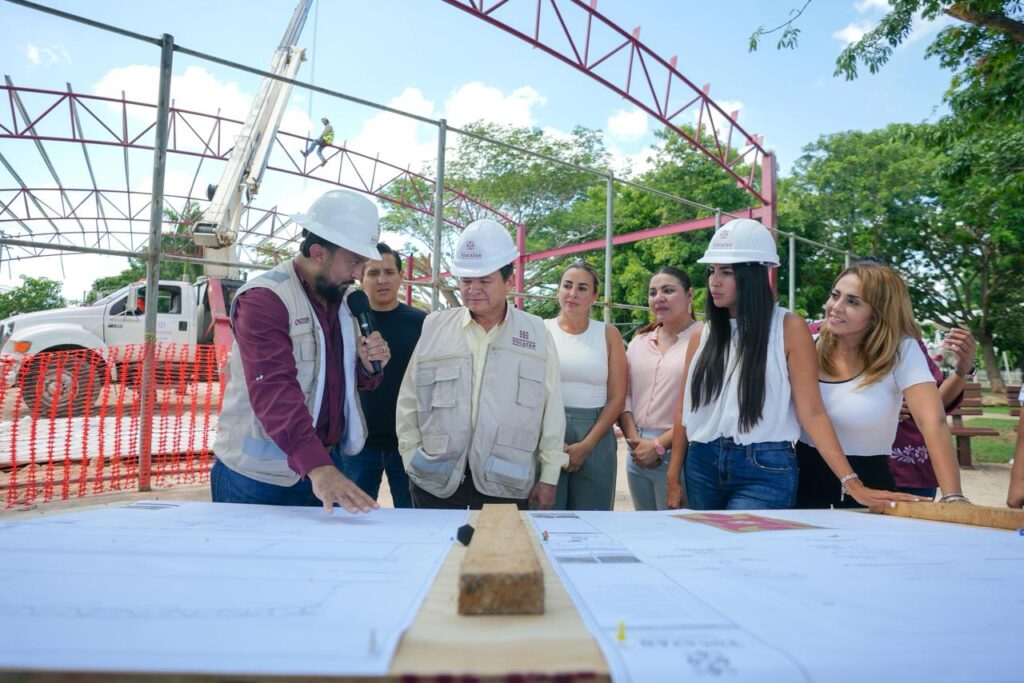 Luego de años de abandono, el Renacimiento Maya lleva bienestar a familias de Mérida con la modernización de espacios públicos/ Joaquín Díaz Mena