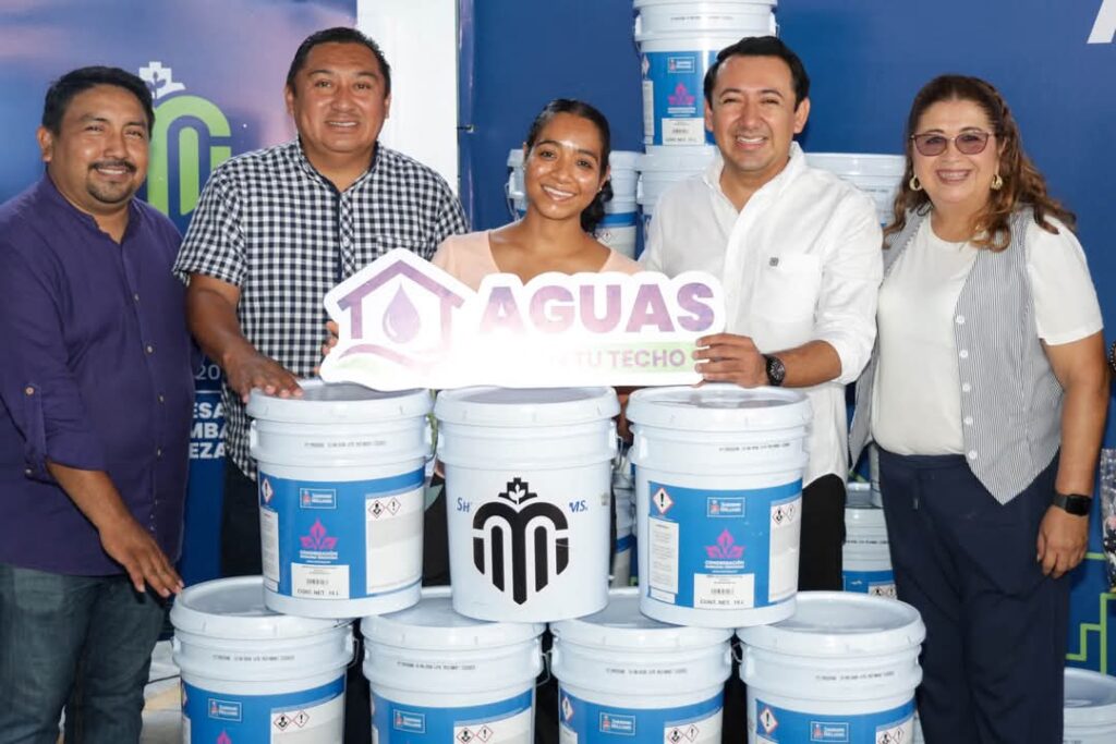 Cecilia Patrón impulsa subsidios en impermeabilizantes y pintura para viviendas en respaldo a la economía de familias en Mérida