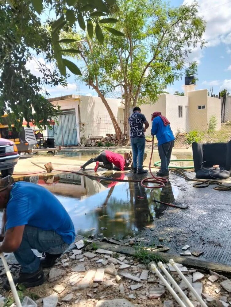 Refuerza Umán capacidad operativa ante recientes lluvias