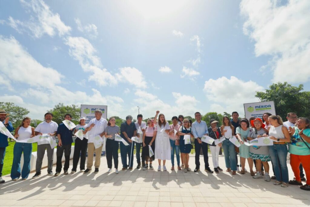 Inaugura Cecilia Patrón el primer corredor verde en su tipo en la historia de Mérida