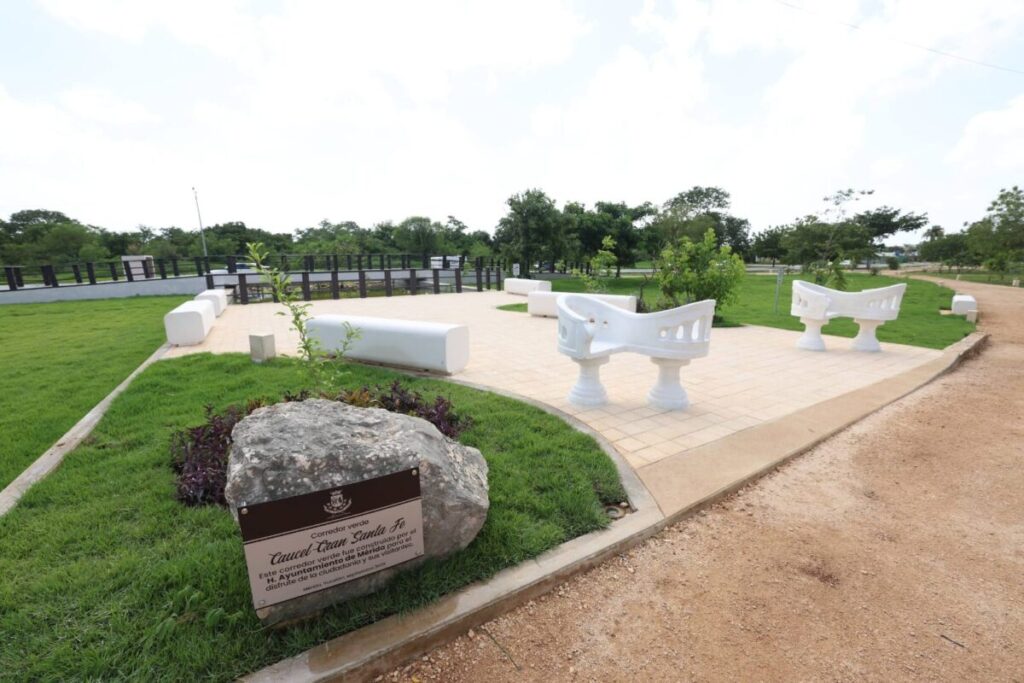 Inaugura Cecilia Patrón el primer corredor verde en su tipo en la historia de Mérida