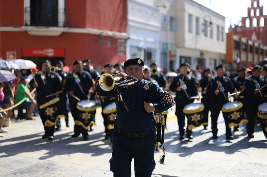 Policía Municipal de Mérida son reconocidos por Cecilia Patrón y la ciudadanía por la entrega con la que sirven