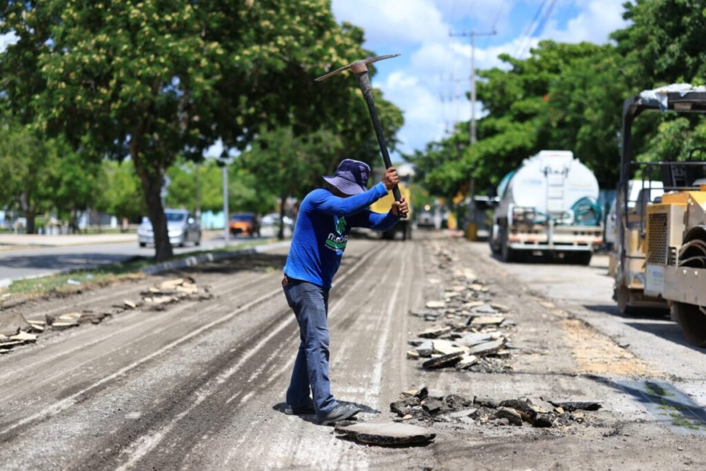 Avanza en Mérida la rehabilitación integral de calles para evitar inundaciones y proteger el patrimonio de la ciudadanía