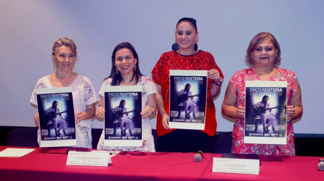 Paco Rentería celebrará 35 años de trayectoria con concierto en el Palacio de la Música / Secretaría de la Cultura y las Artes de Yucatán