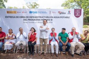 Cumple Renacimiento Maya con obras de agua potable y saneamiento en Tekax / Joaquín Díaz Mena