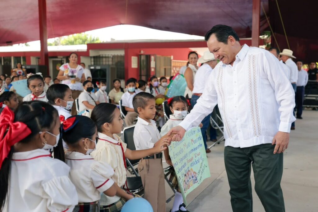 Sucilá: Renacimiento Maya invierte siete millones de pesos en infraestructura educativa digna en el municipio