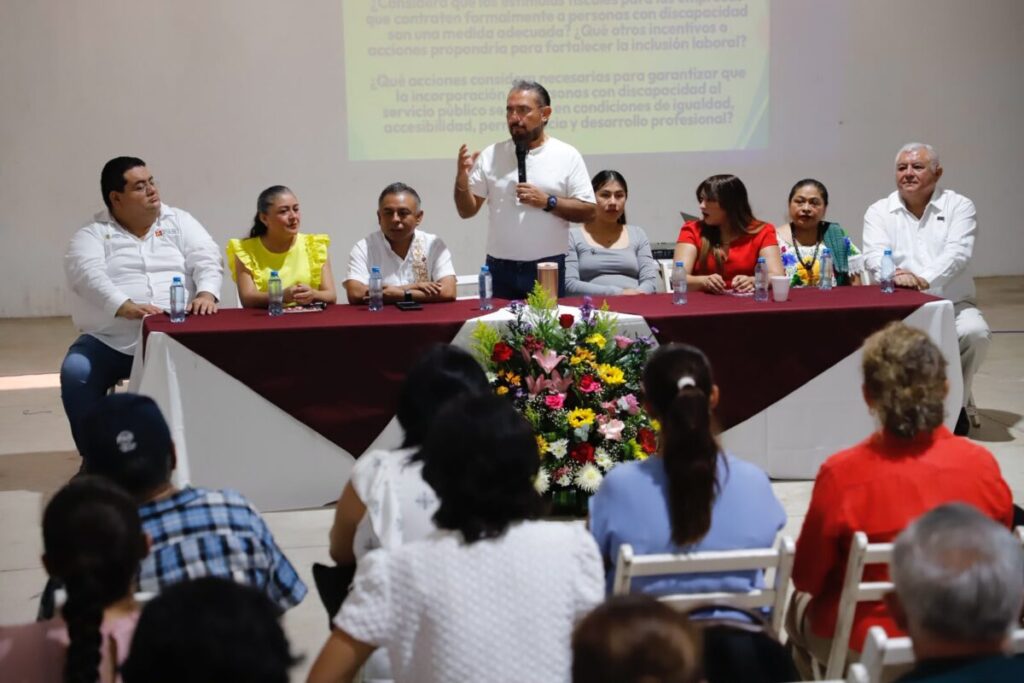 Congreso escucha en Tekax propuestas para fortalecer los derechos de las personas con discapacidad