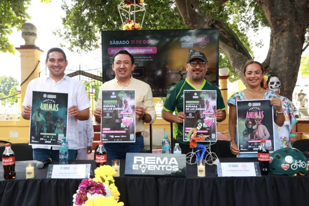 Rodada de las Ánimas cumplirá 10 años de fortalecer las tradiciones, la convivencia y la movilidad sostenible en Mérida.